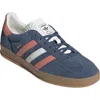 Adidas Originals Gazelle Indoor Low-top Sneakers In Preloved Ink/ Clay/ Sand