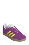 Adidas Originals Adidas Gazelle Sneaker In Purple/yellow/off White