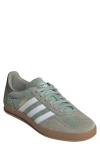 Adidas Originals Adidas Gazelle Sneaker In Silver/green/white