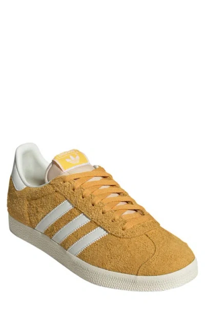 Adidas Originals Adidas Kids' Toddler Originals Gazelle Stretch Lace Casual Shoes In Preloved Yellow/white/gold Metallic