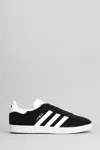 Adidas Originals Black & White Gazelle Sneakers In Black