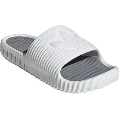 Adidas Originals Adidas Gender Inclusive Adilette 25 Slide In Crystal White/grey