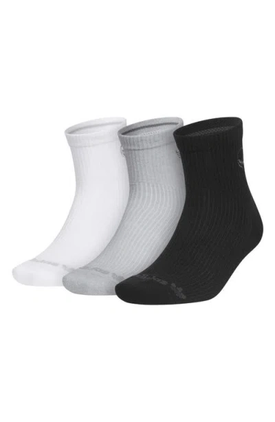 Adidas Originals Adidas Gender Inclusive Assorted 3-pack Cotton Quarter Socks In Multi