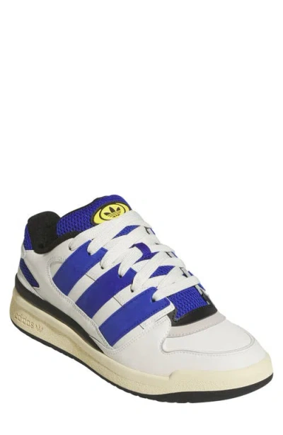 Adidas Originals Adidas Gender Inclusive Forum 2000 Basketball Sneaker In Off White/blue/easy Yellow