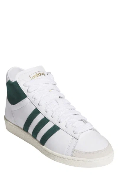 Adidas Originals Adidas Gender Inclusive Jabbar Hi Basketball Sneaker In White