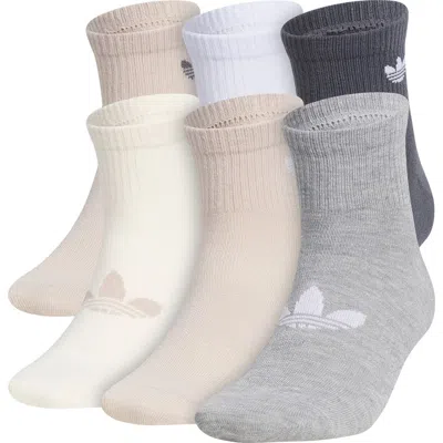 Adidas Originals Adidas Gender Inclusive Originals Superlite Assorted 6-pack Quarter Socks In Multi