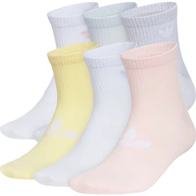 Adidas Originals Adidas Gender Inclusive Originals Superlite Assorted 6-pack Quarter Socks In Multi