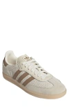 Adidas Originals Samba Og Suede-trimmed Perforated Leather Sneakers In Neutrals