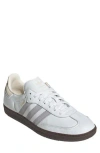 Adidas Originals Womens Samba Og Logo-embellished Leather Low-top Trainers Core White Grey Two Crea In Cwhite/gre