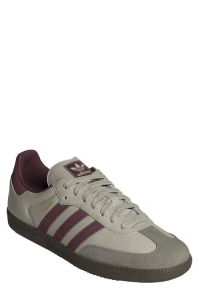 Adidas Originals Adidas Gender Inclusive Samba Og Sneaker In Maroon/grey