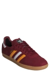 Adidas Originals Adidas Gender Inclusive Samba Sneaker In Sand Strata/maroon/warm Clay