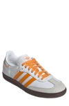 Adidas Originals Adidas Gender Inclusive Samba Sneaker In White/ Orange/ Off White