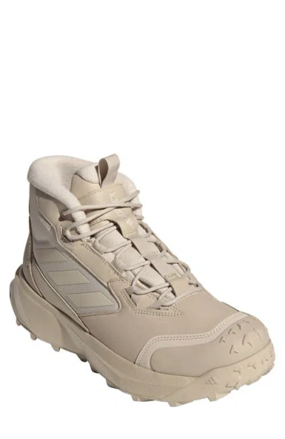 Adidas Originals Adidas Gender Inclusive Terrex Cold.rdy Waterproof Winter Boot In Beige/beige/alumina