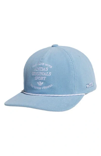 Adidas Originals Adidas Gender Inclusive Unfair Way Corduroy Baseball Cap In Blue