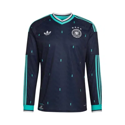 Pre-owned Adidas Originals Adidas Germany 26 Away Long Sleeve Jersey 'collegiate Navy' | Blue | Men's Size L