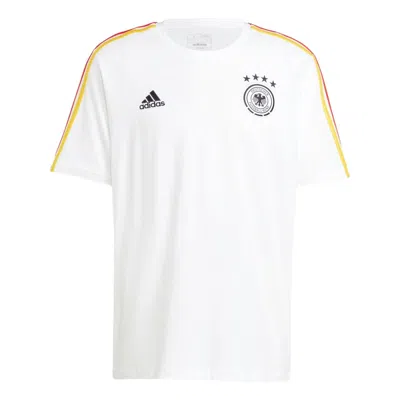 Adidas Originals Adidas Germany Dna 3-stripes Football T-shirt Asia Sizing 'white'