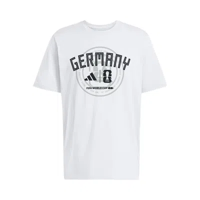 Pre-owned Adidas Originals Adidas Germany Fifa World Cup 26 Qualifier Tee 'white' | Men's Size Xxl