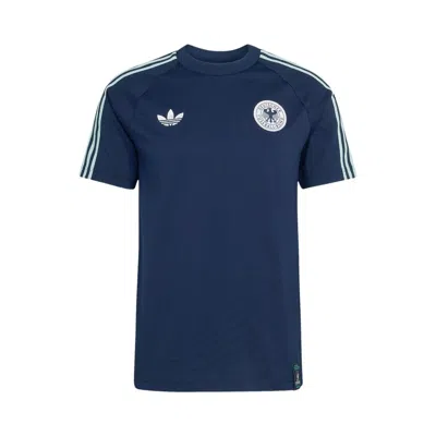 Pre-owned Adidas Originals Adidas Germany Originals T-shirt 'collegiate Navy' | Blue | Men's Size S