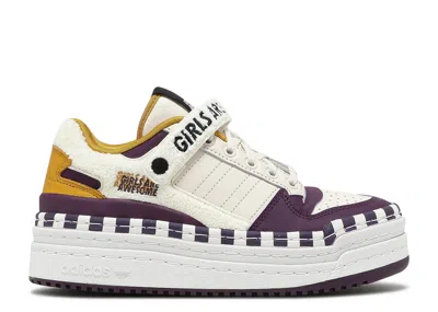 Adidas Originals Adidas Girls Are Awesome X Adidas Wmns Triple Platforum Low 'white Purple Beauty'