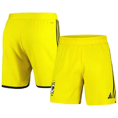 Adidas Originals Adidas Gold Columbus Crew 2024 Home Authentic Shorts
