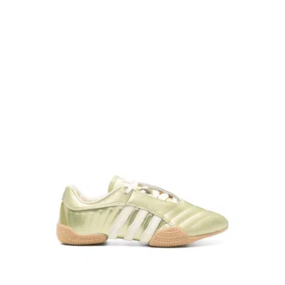 Adidas Originals Adidas Gold Leather Lace-up Sneakers In Green
