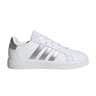 Pre-owned Adidas Originals Adidas Grand Court 2.0 Big Kid 'white Matte Silver' | Kid's Size 10.5