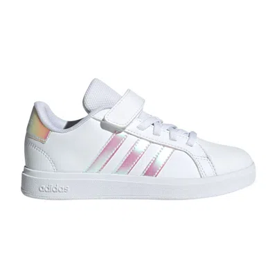 Pre-owned Adidas Originals Adidas Grand Court 2.0 C 'iridescent' | White | Kid's Size 11