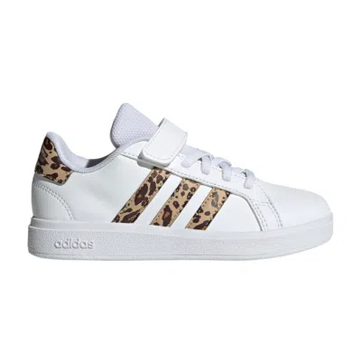 Pre-owned Adidas Originals Adidas Grand Court 2.0 C 'leopard' | White | Kid's Size 3
