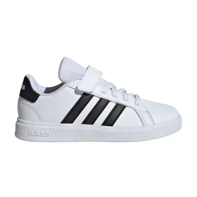 Pre-owned Adidas Originals Adidas Grand Court 2.0 C 'white Black' | Kid's Size 10.5
