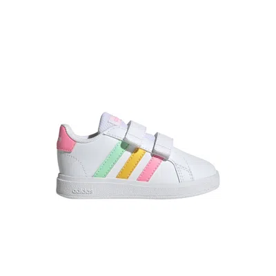 Pre-owned Adidas Originals Adidas Grand Court 2.0 I 'white Multi-color' | Infant Size 6