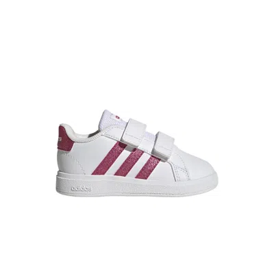 Pre-owned Adidas Originals Adidas Grand Court 2.0 I 'white Real Magenta' | Infant Size 5