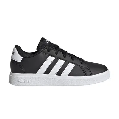 Pre-owned Adidas Originals Adidas Grand Court 2.0 J 'black White' | Kid's Size 12