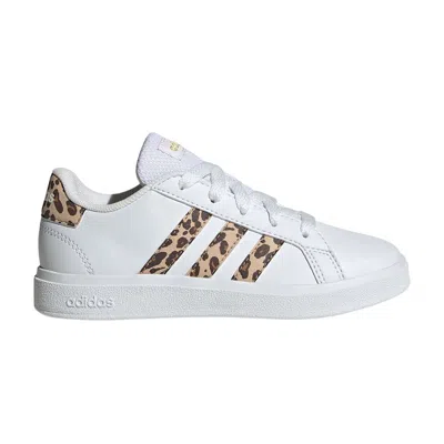 Pre-owned Adidas Originals Adidas Grand Court 2.0 K 'leopard' | White | Kid's Size 1.5