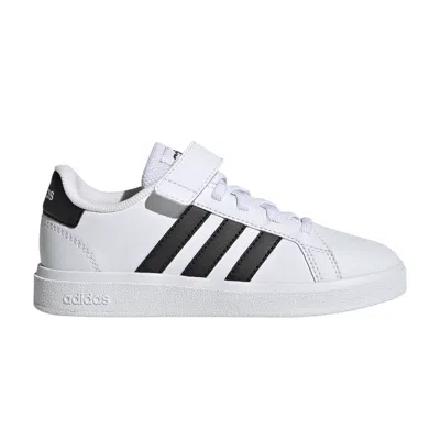 Pre-owned Adidas Originals Adidas Grand Court 2.0 Little Kid 'white Black' | Kid's Size 13