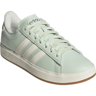 Adidas Originals Adidas Grand Court 2.0 Sneaker In Green/off White/silver Met.