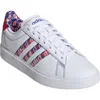 Adidas Originals Adidas Grand Court 2.0 Sneaker In White/red 2/ftwr White