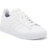 Adidas Originals Adidas Grand Court 2.0 Sneaker In White/white/gold Met.
