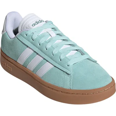 Adidas Originals Adidas Grand Court Alpha Sneaker In Aqua/white/grey Met.