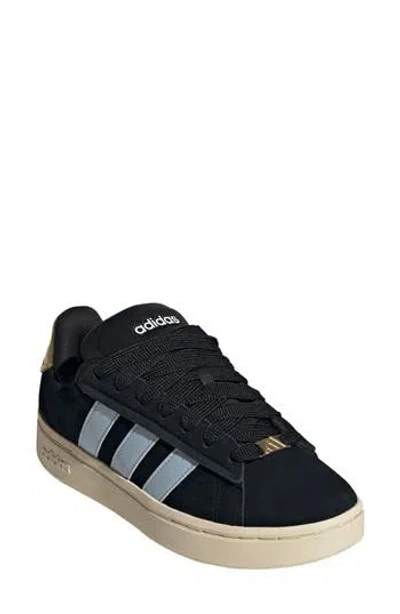 Adidas Originals Adidas Grand Court Alpha Sneaker In Black/wonder Blue/gold Met