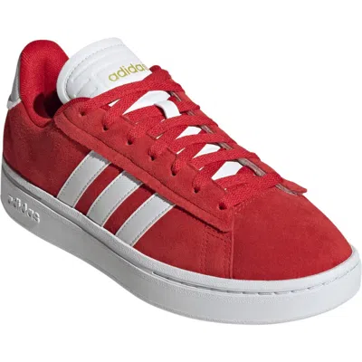 Adidas Originals Adidas Grand Court Alpha Sneaker In Scarlet/white/gold Met.