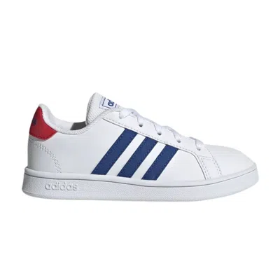 Pre-owned Adidas Originals Adidas Grand Court Big Kid 'white Royal Blue' | Kid's Size 3.5