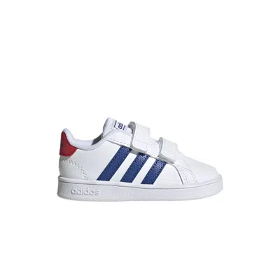 Pre-owned Adidas Originals Adidas Grand Court I 'white Royal Blue' | Infant Size 8.5