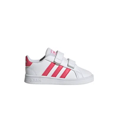 Pre-owned Adidas Originals Adidas Grand Court Infant 'white Real Pink' | Infant Size 8.5