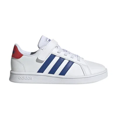 Pre-owned Adidas Originals Adidas Grand Court Little Kid 'white Royal Blue' | Kid's Size 1.5