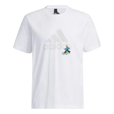 Adidas Originals Adidas Graphic Logo T-shirts 'white'