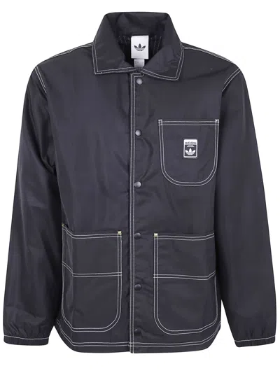 Adidas Originals Adidas "graphic Regular" Jacket Clothing In Black