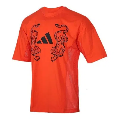 Adidas Originals Adidas Graphic T-shirt 'orange Black'