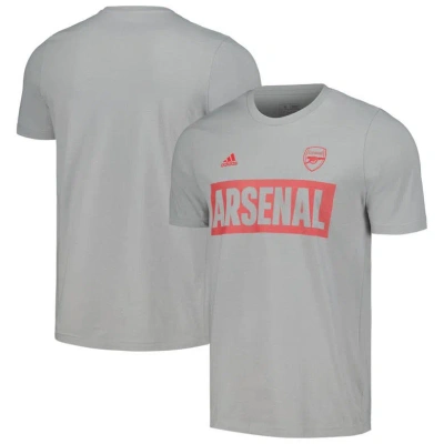 Adidas Originals Adidas Gray Arsenal Culture Bar T-shirt