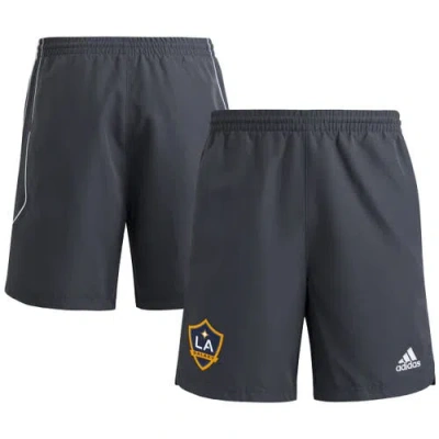 Adidas Originals Adidas Gray La Galaxy 2025 Travel Shorts In Blue