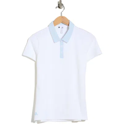 Adidas Originals Adidas Grid Climacool Golf Polo In Blue